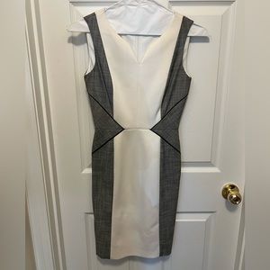 Antonio Melani sleeveless round neck tweed color dress